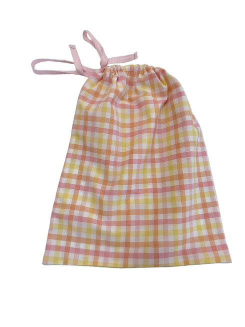 Pijama carouri galbene